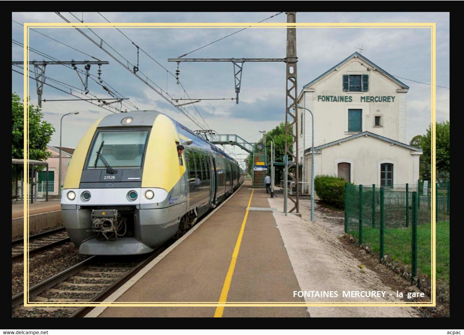 71  FONTAINES  MERCUREY  -  La  Gare - Sonstige & Ohne Zuordnung