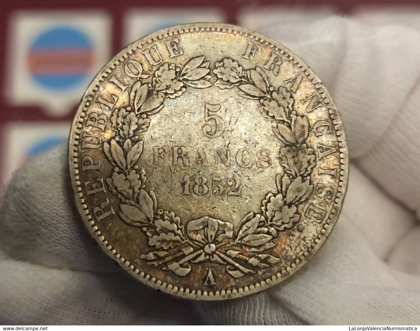 Francia France 5 Francs - Napoleon III 1852 A Km 773 Plata - 5 Francs