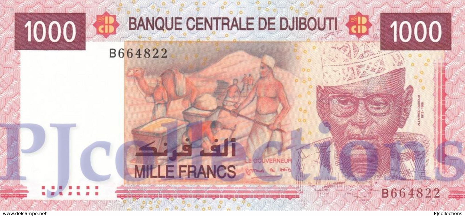 DJIBOUTI 1000 FRANCS 2005 PICK 42 UNC - Djibouti