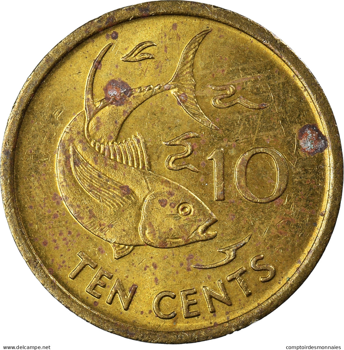 Monnaie, Seychelles, 10 Cents, 1990 - Seychellen