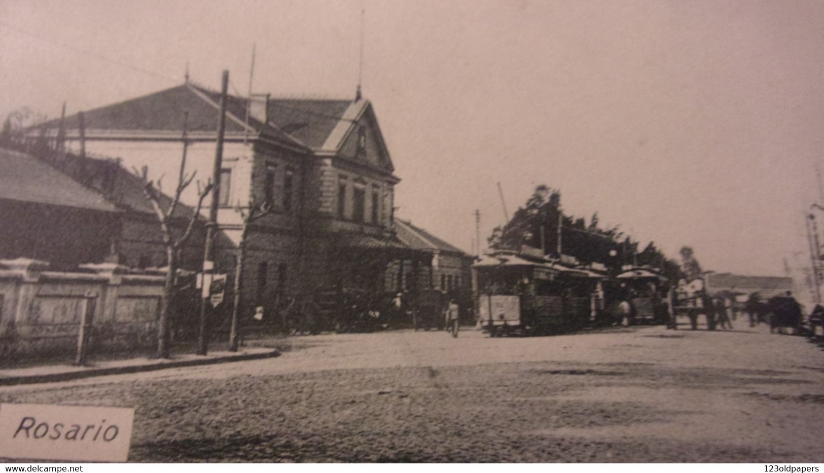 ARGENTINE ARGENTINA ROSARIO AVENIDA BUENOS AIRES  TRAMWAY Tranvía 1921 - Argentina