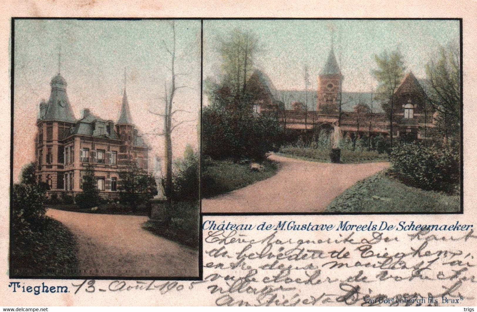 Tieghem - Château De M. Gustave Moreels De Scheemaeker - Anzegem