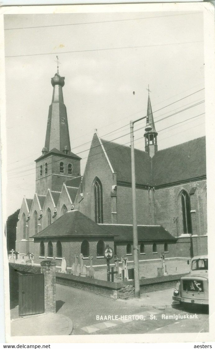 Baarle-Hertog 1964; St. Remigiuskerk - Gelopen. (Ant. Jansens, Baarle-Hertog) - Baarle-Hertog