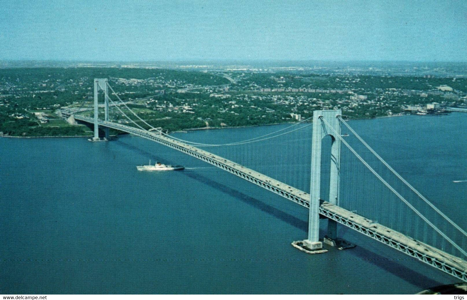 New York - The Verrazano Narrows Bridge Connecting Brooklyn And Staten Island - Ponti E Gallerie