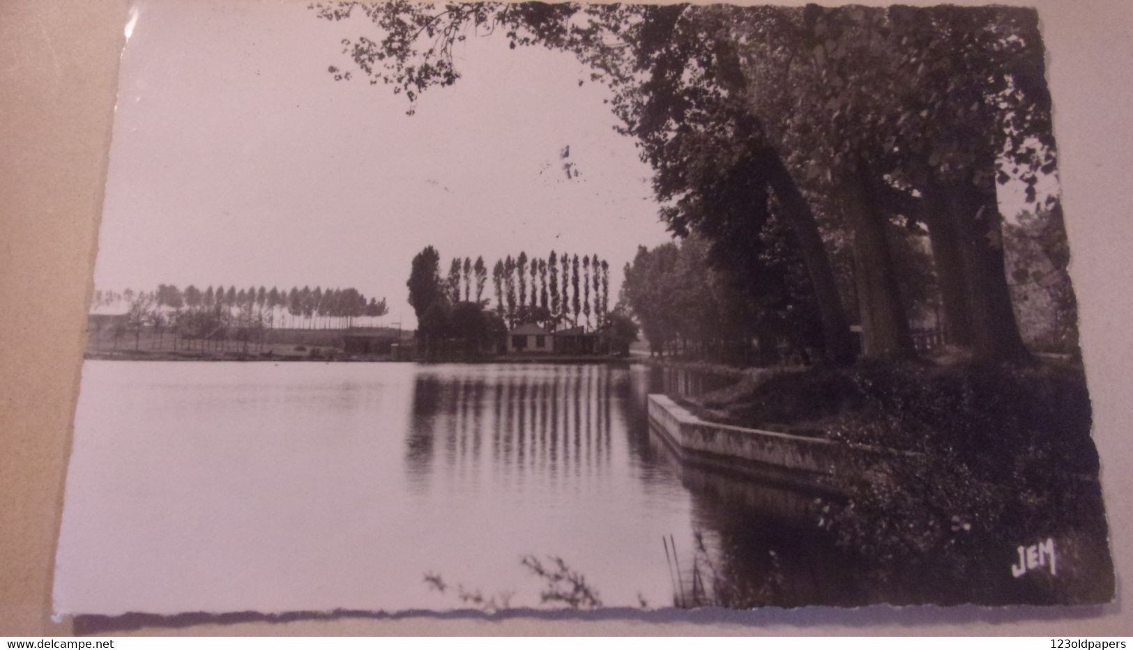 59 LE QUESNOY ETANG PONT ROUGE ALLEE PECHEURS  1952 - Le Quesnoy