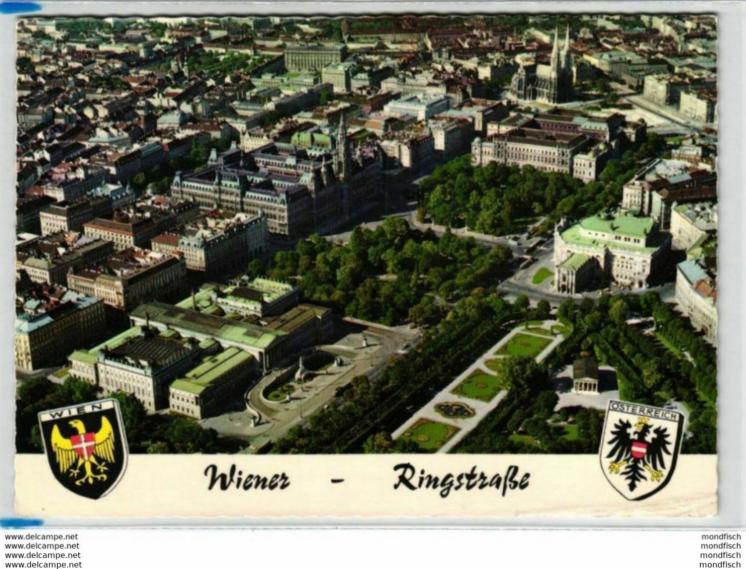 Wien - Ringstraße 1985 - Luftbild - Ringstrasse