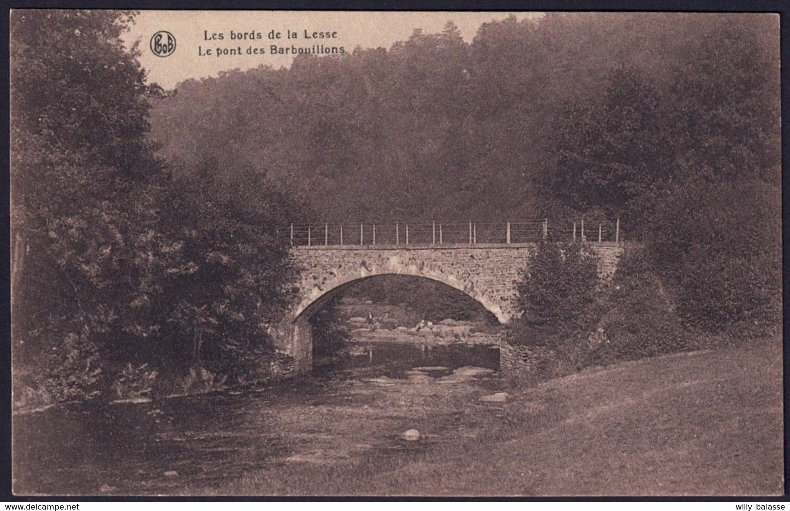 +++ CPA - DAVERDISSE - Pont Des Barbouillons  - Bords De La Lesse  // - Daverdisse