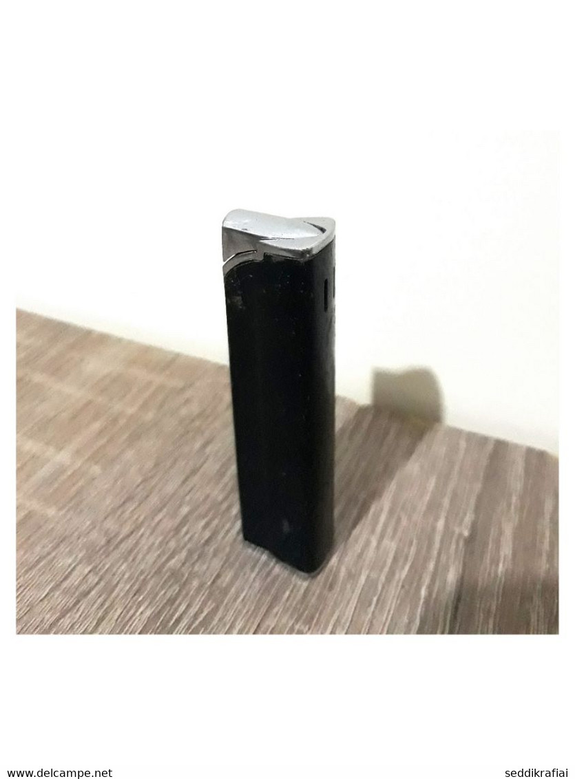 Lighter Gaz Butane Electric Lighter Black Silver Cigarette Smoking Torch Windproof - Autres & Non Classés