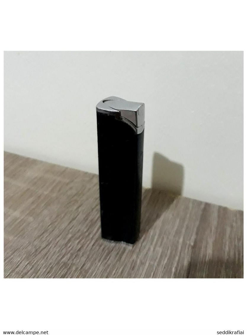 Lighter Gaz Butane Electric Lighter Black Silver Cigarette Smoking Torch Windproof - Autres & Non Classés