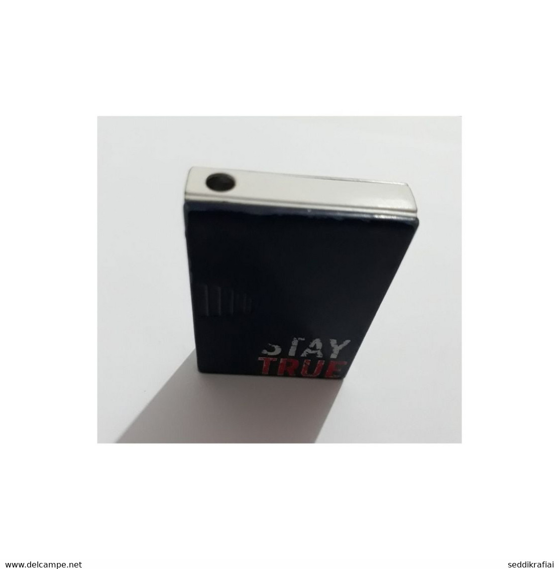 Lighter ADM Classic Navy Blue Stay True Cigar Cigarette Gaz Butane Collectible - Autres & Non Classés