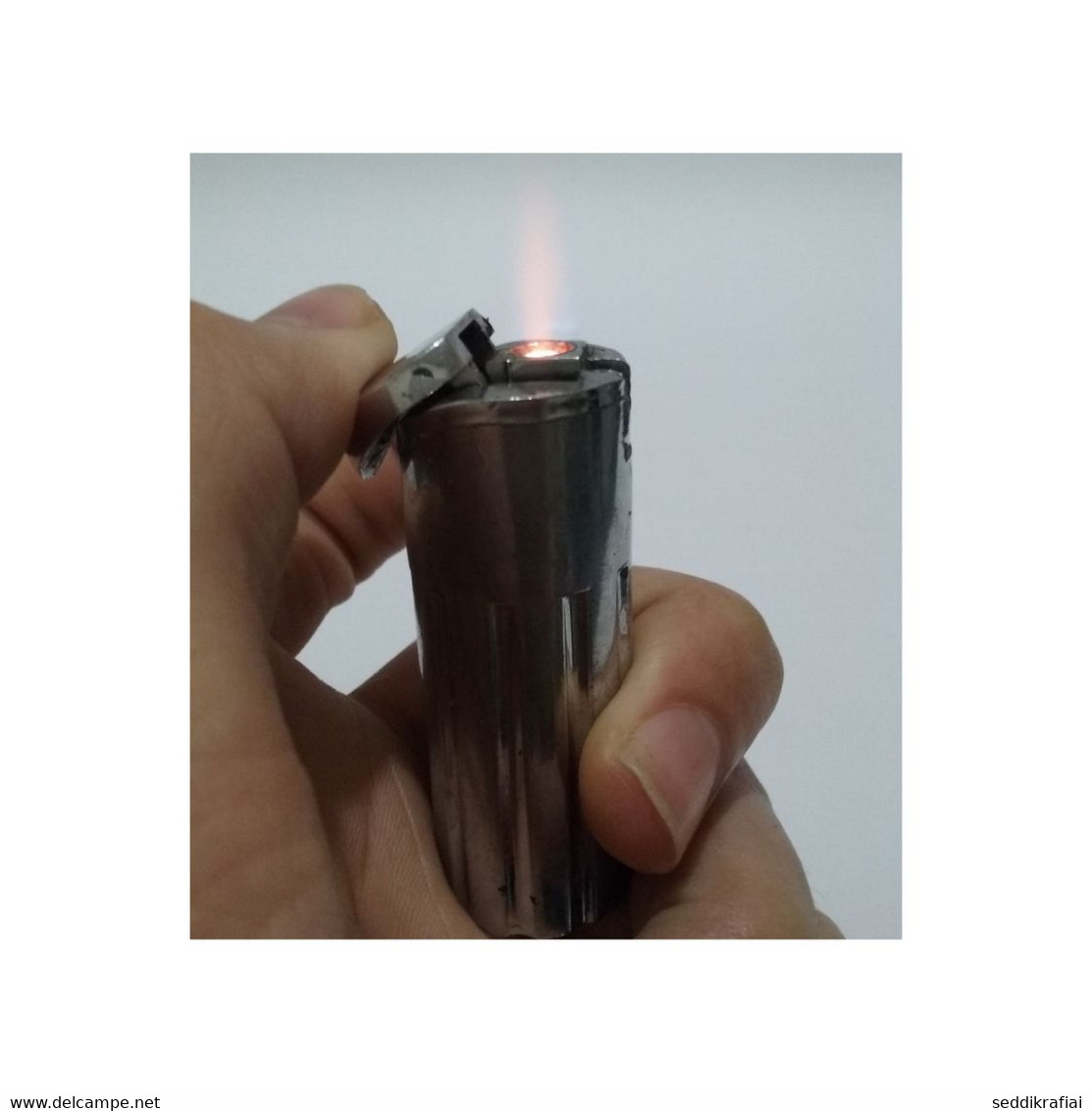 Lighter New Jet Flam Windproof Smoking Cigarettes Working Silver Collectible