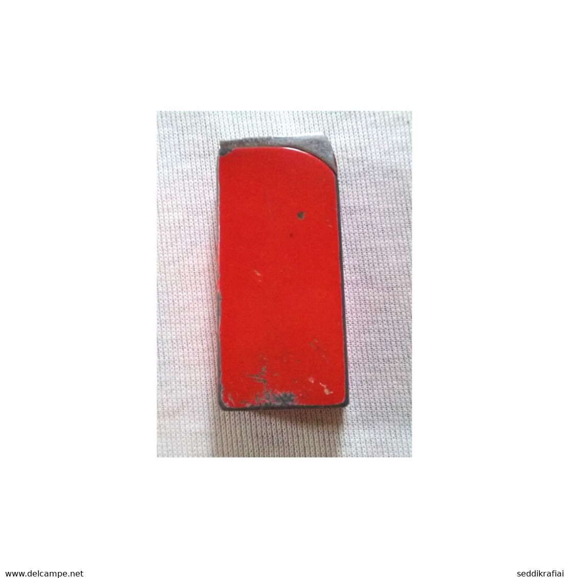 Pocket Lighter Red NE Clip Cigarette Gaz Butane Smoking Collectible Working - Autres & Non Classés