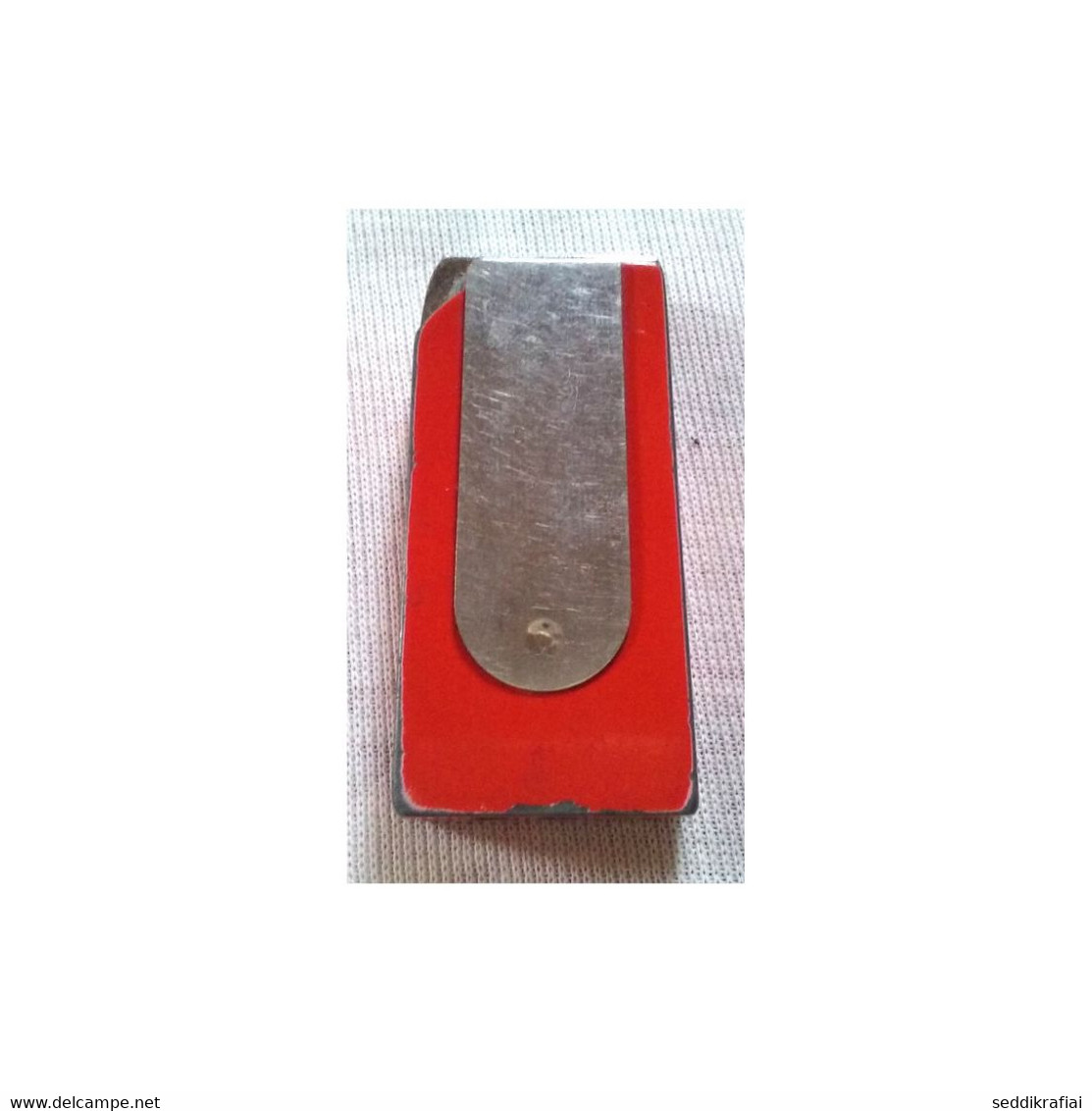 Pocket Lighter Red NE Clip Cigarette Gaz Butane Smoking Collectible Working - Autres & Non Classés