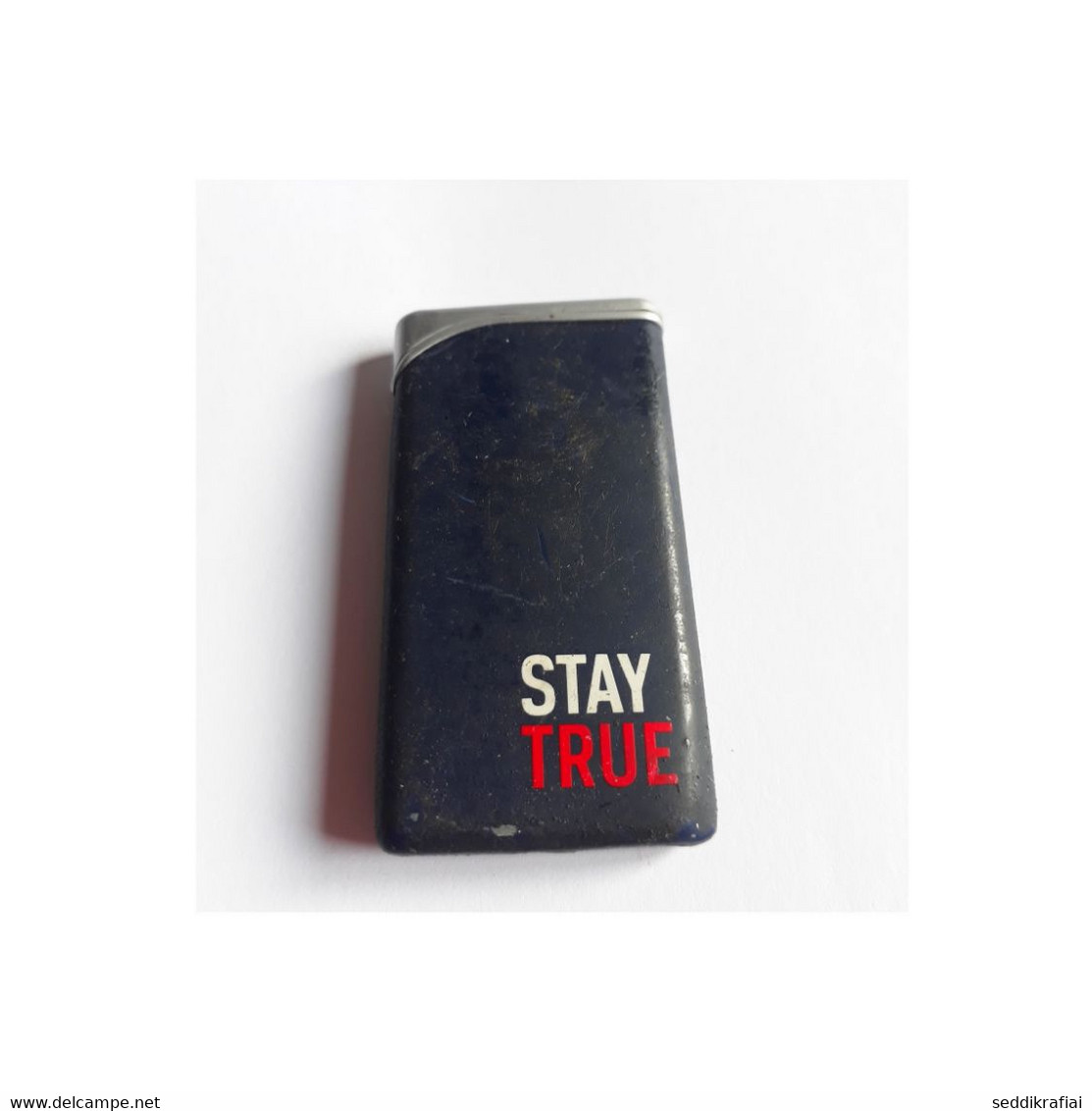 Lighter ADM Classic Navy Blue Stay True Cigar Cigarette Gaz Butane Collectible - Autres & Non Classés