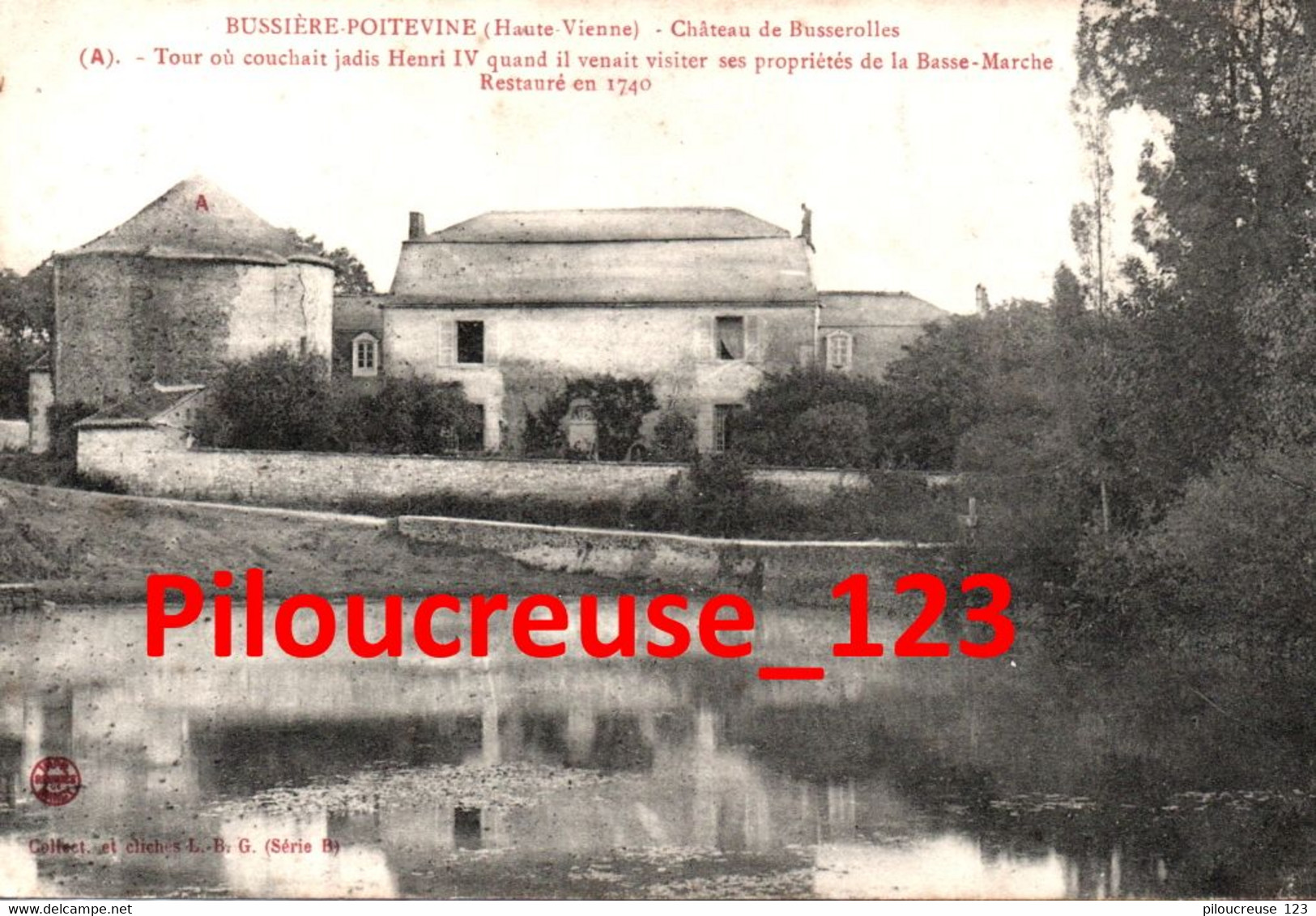 87 Haute Vienne - BUSSIERE POITEVINE - " Château De Busserolles " - Bussiere Poitevine