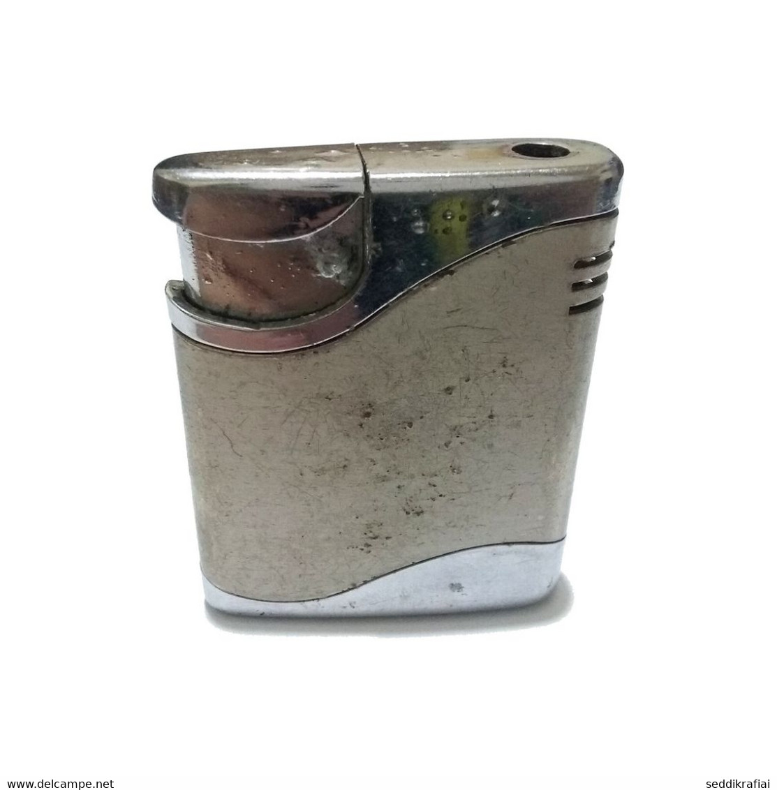 Vintage Lighter Electric Pocket Silver Gas Cigarette Collector's Item Working Very Good - Autres & Non Classés