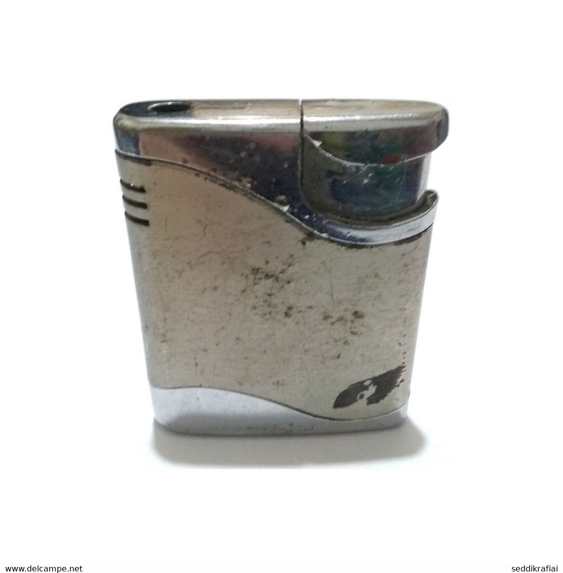 Vintage Lighter Electric Pocket Silver Gas Cigarette Collector's Item Working Very Good - Autres & Non Classés