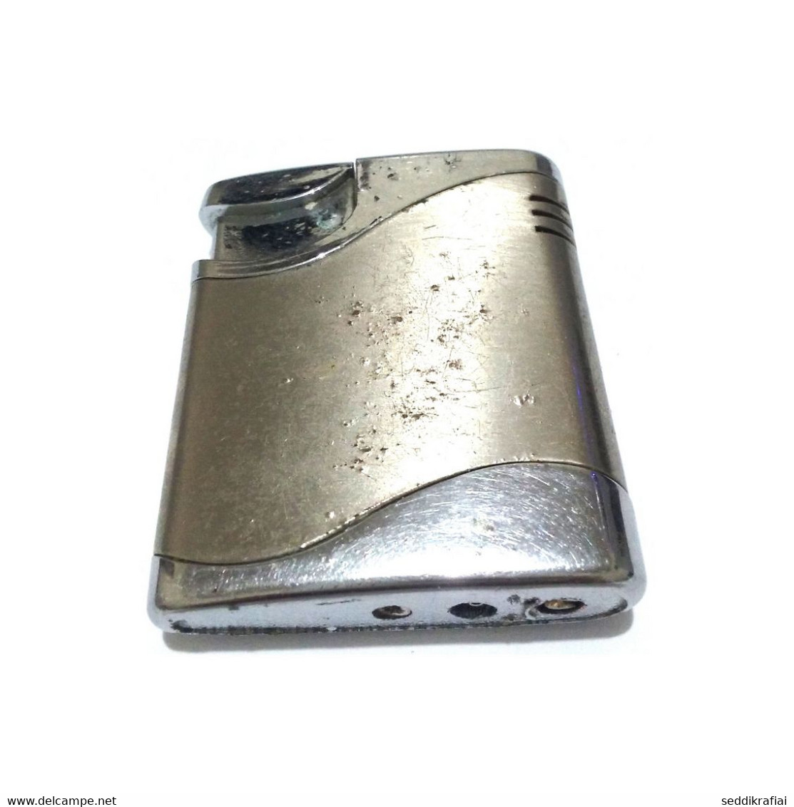 Vintage Lighter Electric Pocket Silver Gas Cigarette Collector's Item Working Very Good - Autres & Non Classés