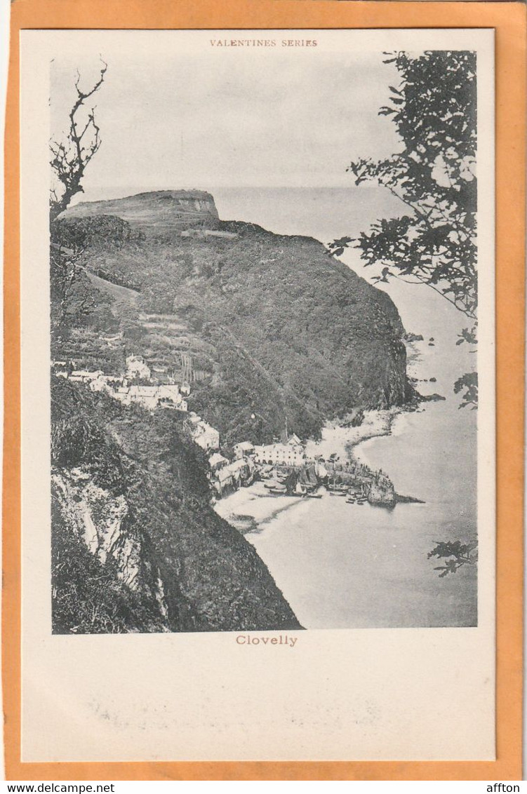 Clovelly UK 1905 Postcard - Clovelly