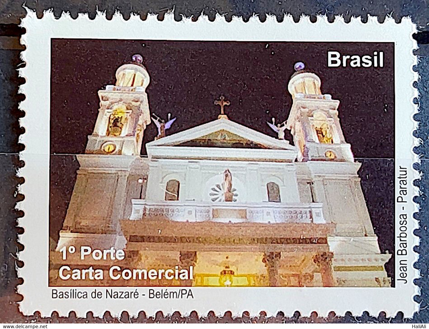 C 2995 Brazil Stamp Depersonalized Para Tourism 2010 Basilica De Nazare Church Religion - Personalisiert