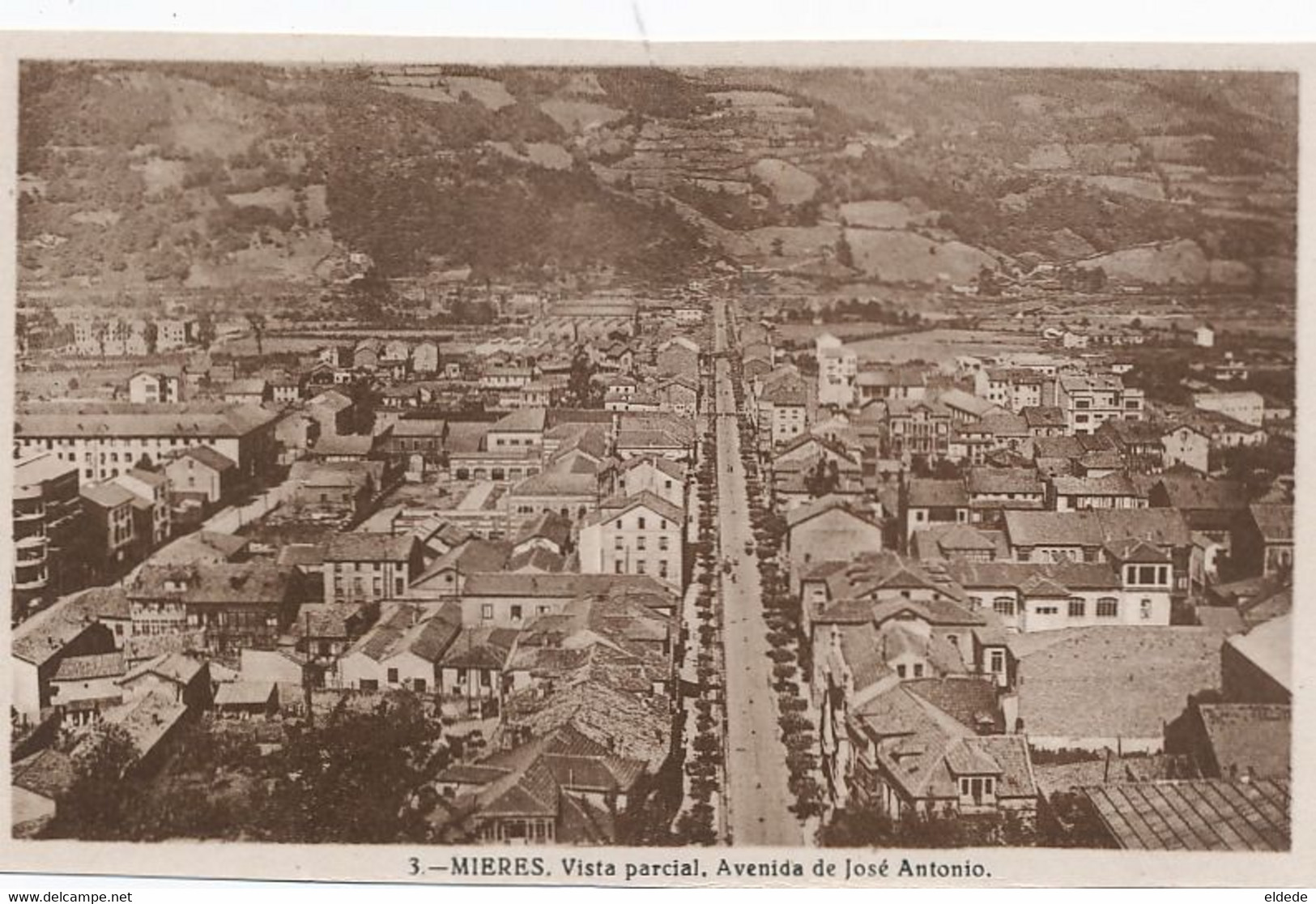 Mieres Vista Parcial Avenida De José Antonio  Libreria Cultura - Asturias (Oviedo)