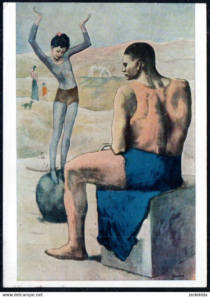 F9089 - Picasso - Künstlerkarte - Das Mädchen Mit Der Kugel - VDK Verlag Der Kunst DDR - Picasso