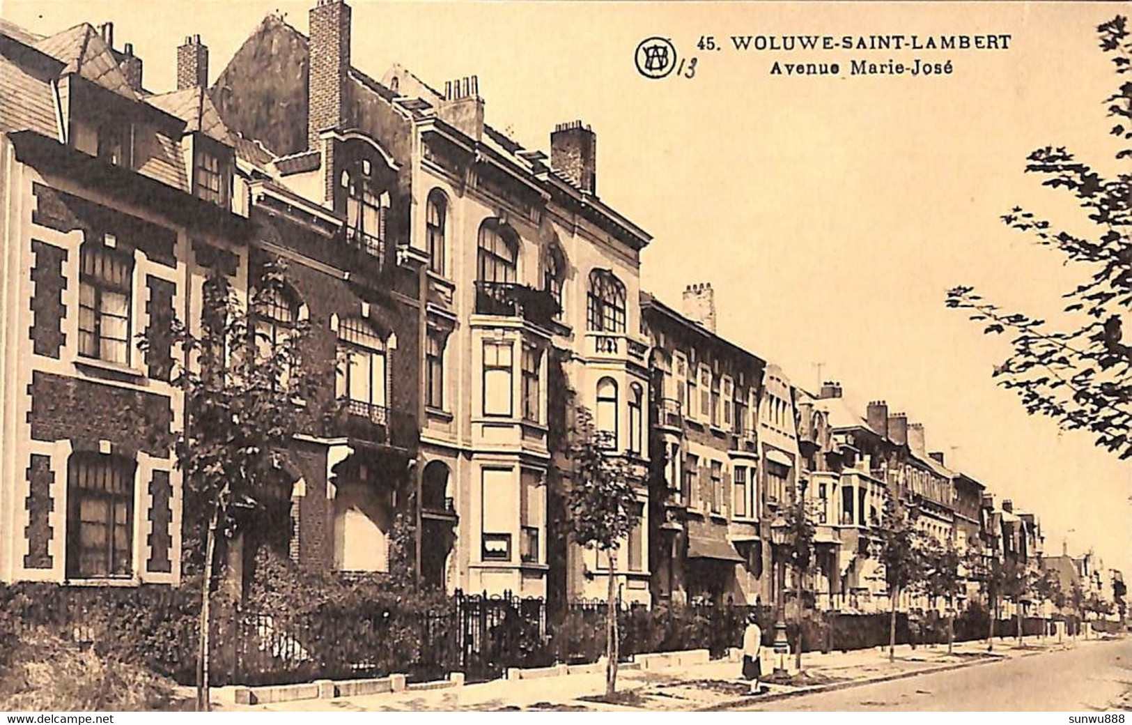 Woluwe Saint Lambert - Avenue Marie-José (cliclé Walschaerts) - St-Lambrechts-Woluwe - Woluwe-St-Lambert