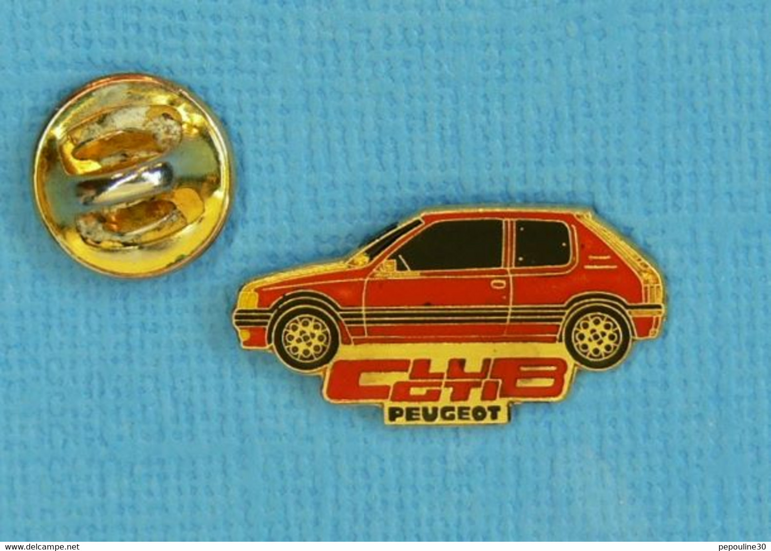 1 PIN'S //  ** CLUB GTI / PEUGEOT 205 GTI ** - Peugeot