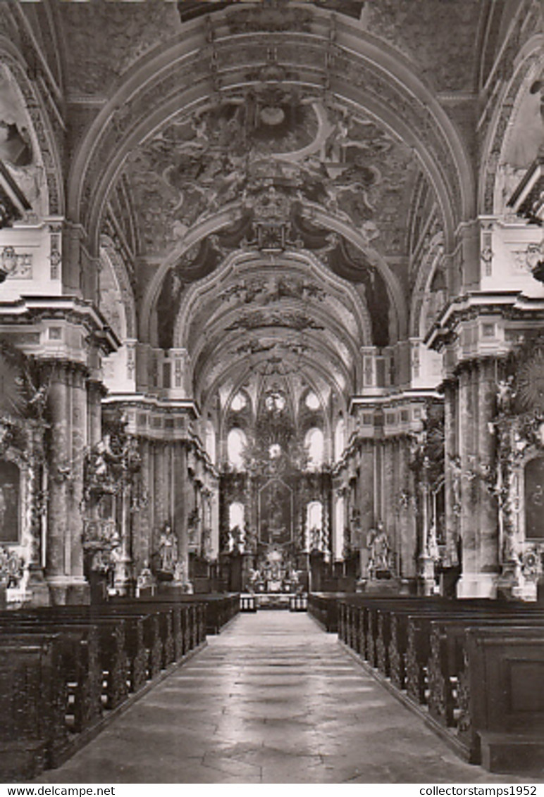 W3766-FURSTENFELDBRUCK ABBEY, CHURCH INTERIOR - Fürstenfeldbruck