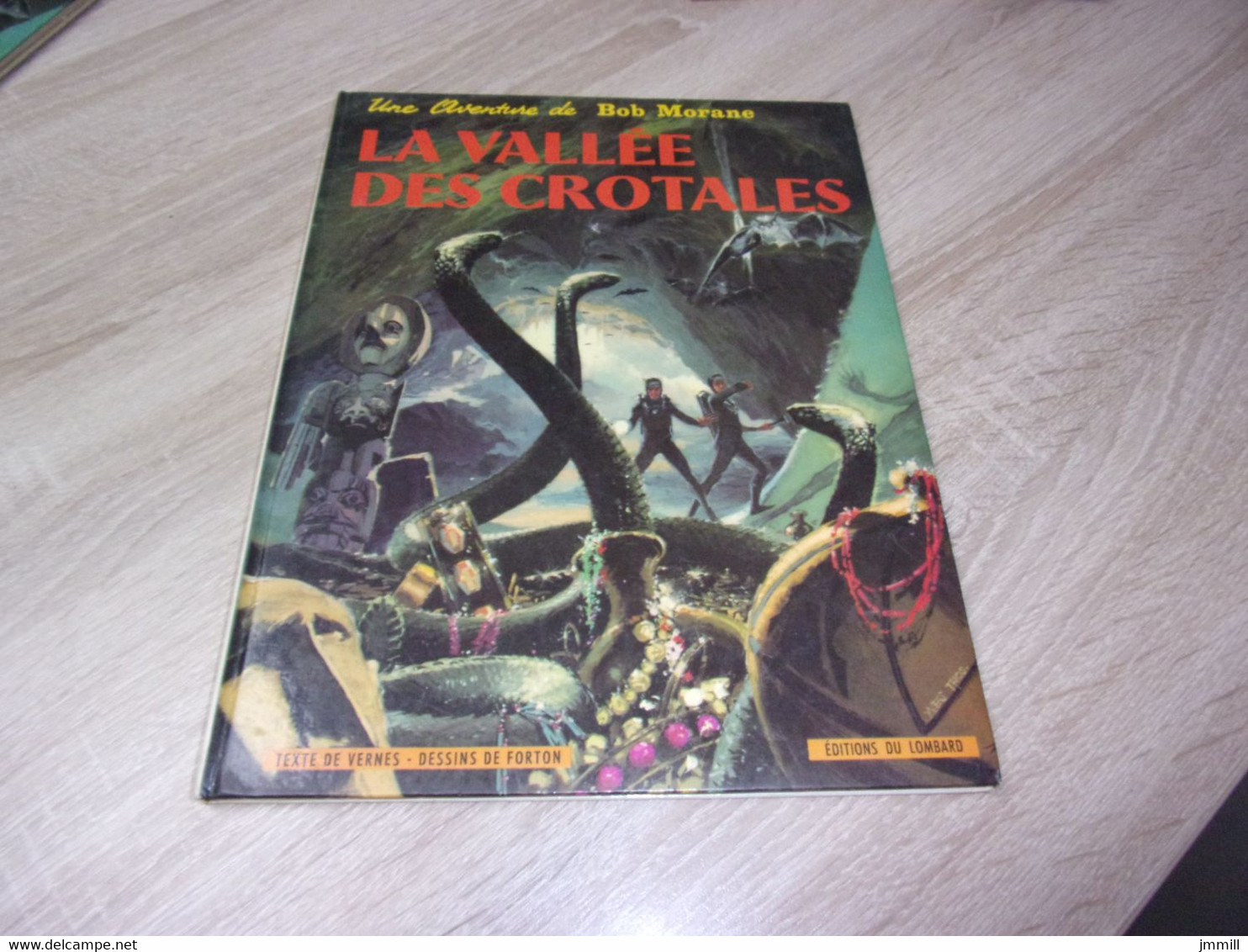 Bob Morane La Vallée Des Crotales Edition De 1969 Page De Garde Pilote - Bob Morane