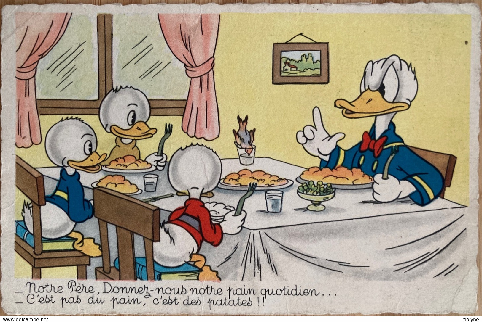 Disney - Walt Disney - Cpa Illustrateur - Donald Riri Fifi Loulou - Sonstige & Ohne Zuordnung