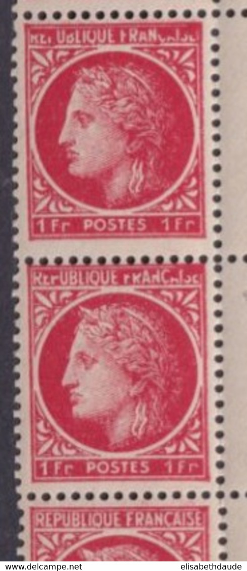 MAZELIN - VARIETE SPECTACULAIRE LEGENDE "REPUBLIQUE FRANCAISE" EFFACEE !! - YVERT N° 676 ** MNH - Nuovi