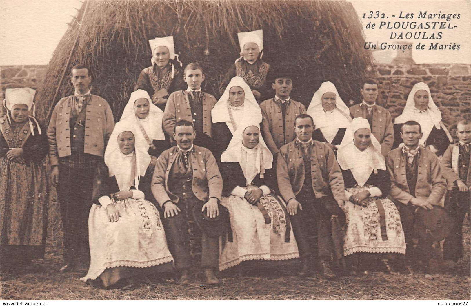 29-PLOUGASTEL-DAOULAS-UN GROUPE DE MARIES - Plougastel-Daoulas