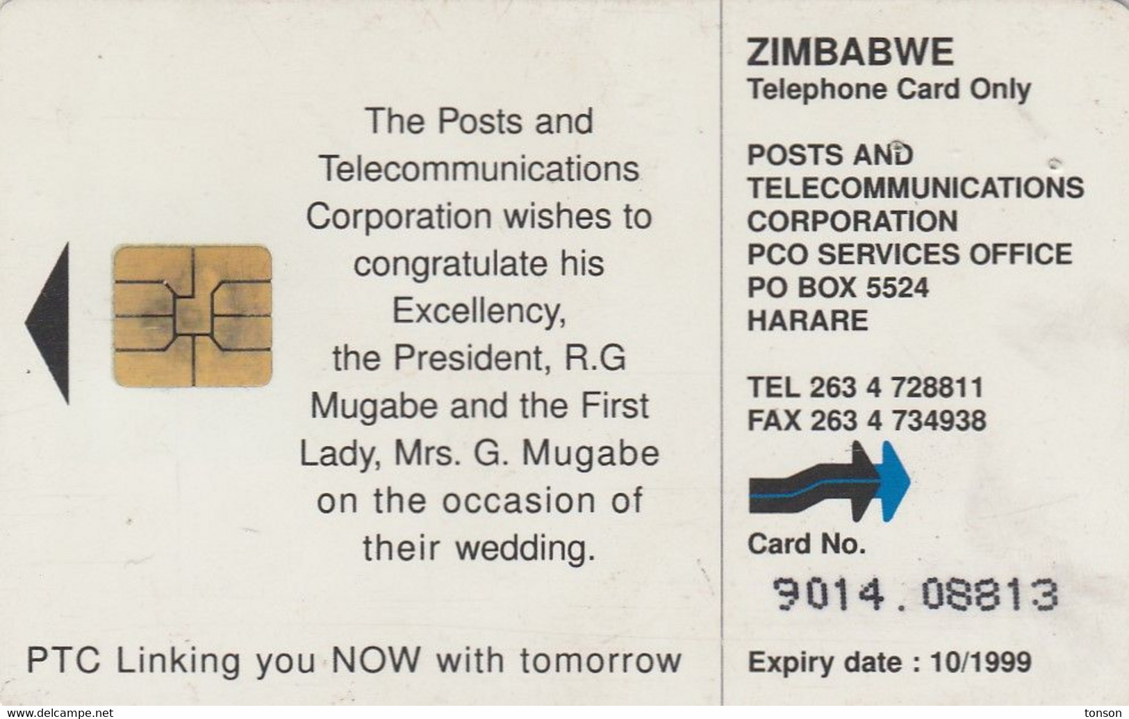 Zimbabwe, ZIM-08, $50, Marriage Of President Mugabe - Makorokoto 2, 2 Scans.  Please Read - Simbabwe