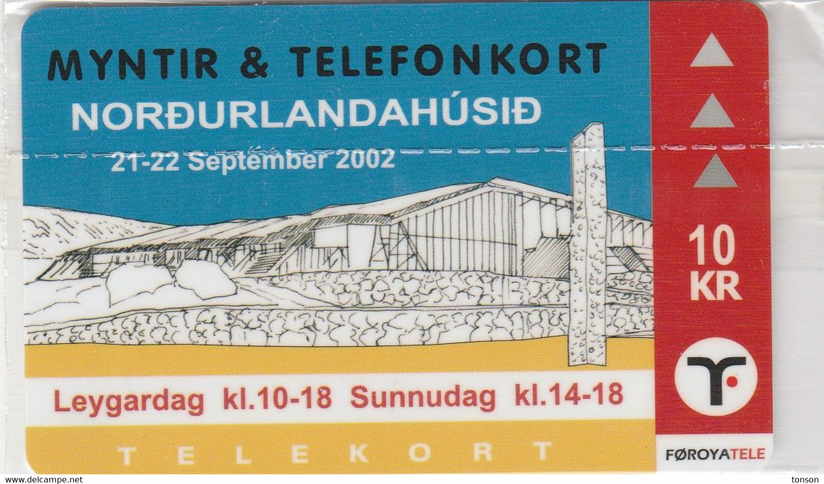 Faroe Islands, OO-002, Myntir Og Telefonkort. Mint And Wrapped, Only 1.500 Issued, 2 Scans. - Faroe Islands