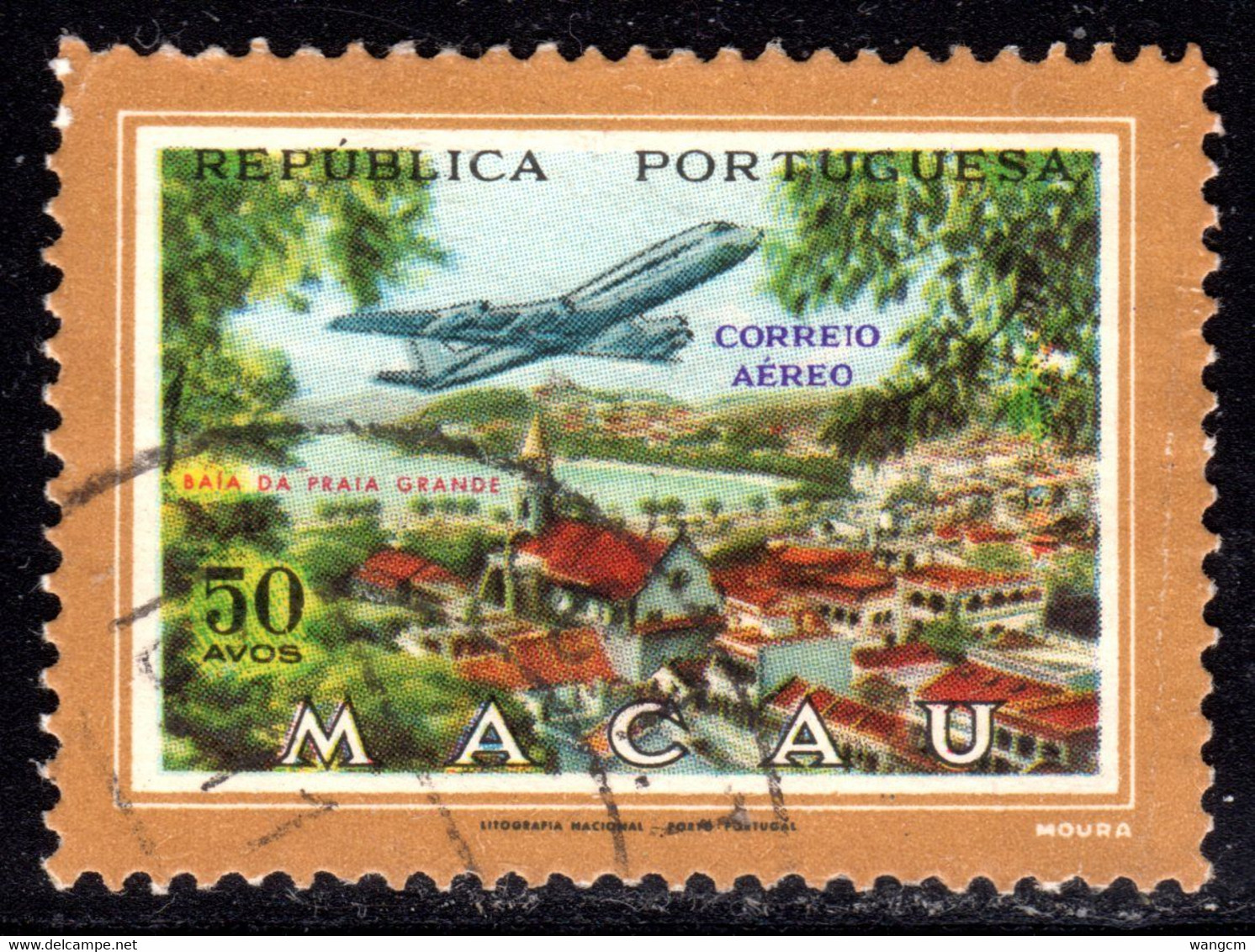 Macau 1960 50a Air Issue SG481 Scott#C16 Fine Used - Gebruikt