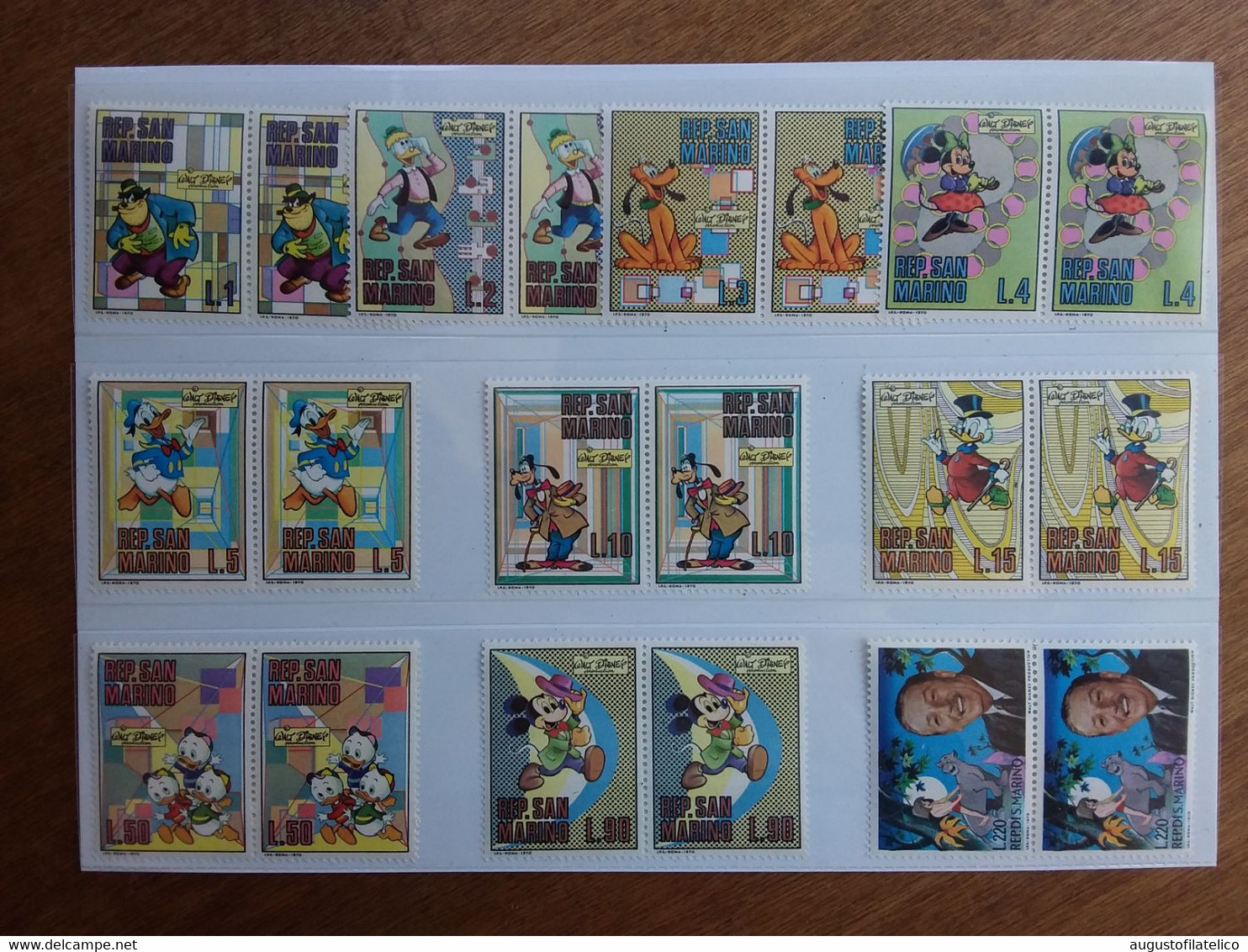 SAN MARINO - 2 Serie Walt Disney - Nuovi ** + Spese Postali - Unused Stamps