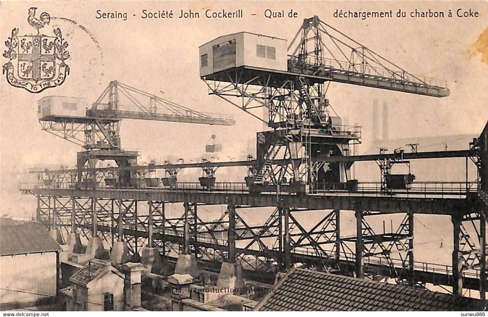 Seraing -  Société John Cockerill - Quai De Déchargement Du Charbon à Coke - Seraing