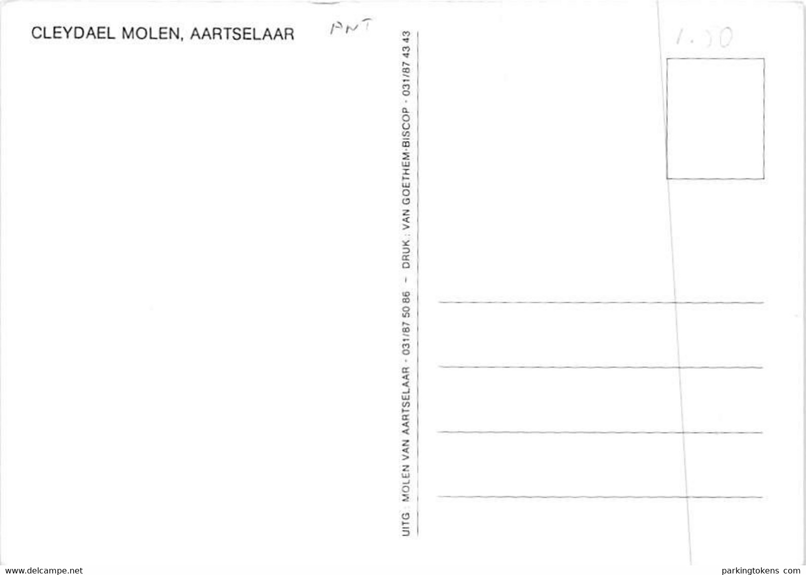 E190 - Aarselaar - Molen - Moulin - Mill - Mühle - Aartselaar