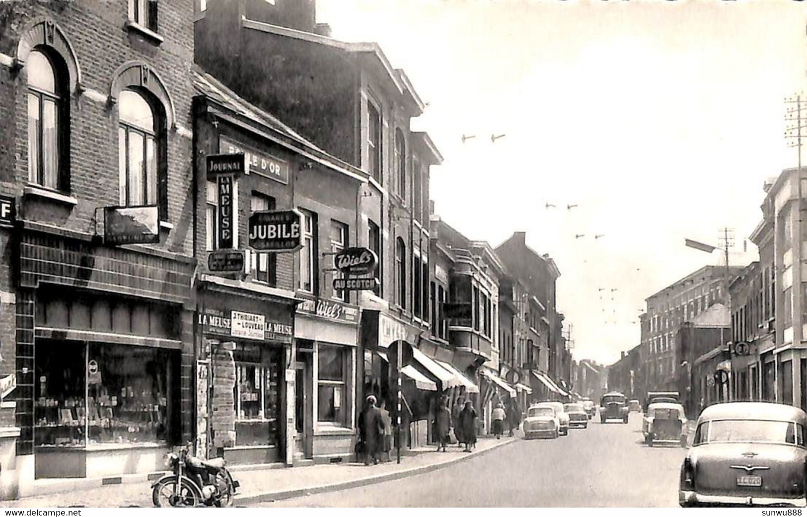 Ougrée - Rue F. Nicolay (Edit. Thiriat Animée Oldtimer Moto) - Seraing