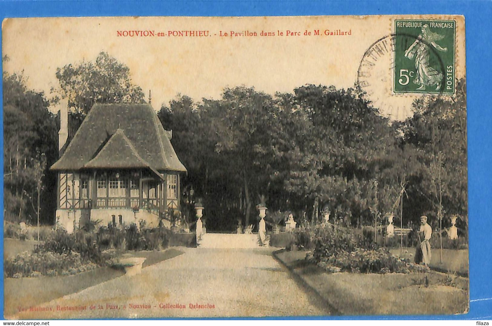 80 - Somme - Nouvion En Ponthieu - Le Pavillon Dans Le Parc De M. Gaillard (N9167) - Nouvion