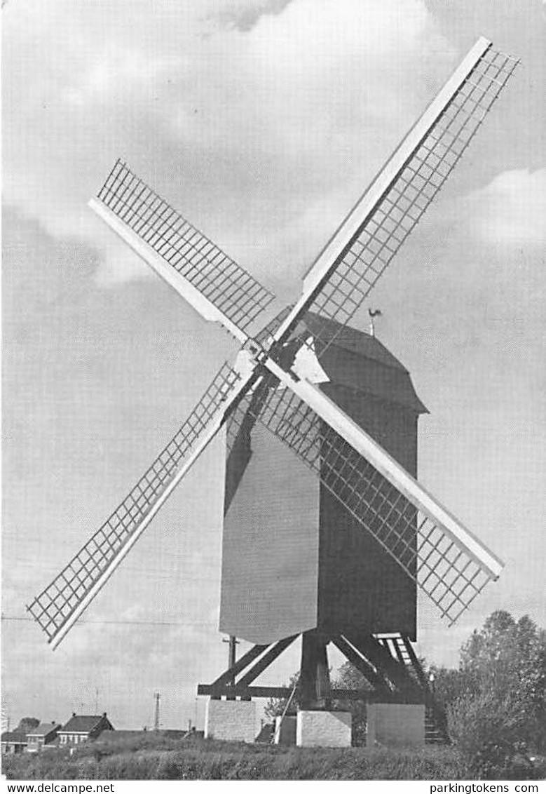 E198 - Anzegem Bij Waregem Landergems Molen - Molen - Moulin - Mill - Mühle - Anzegem