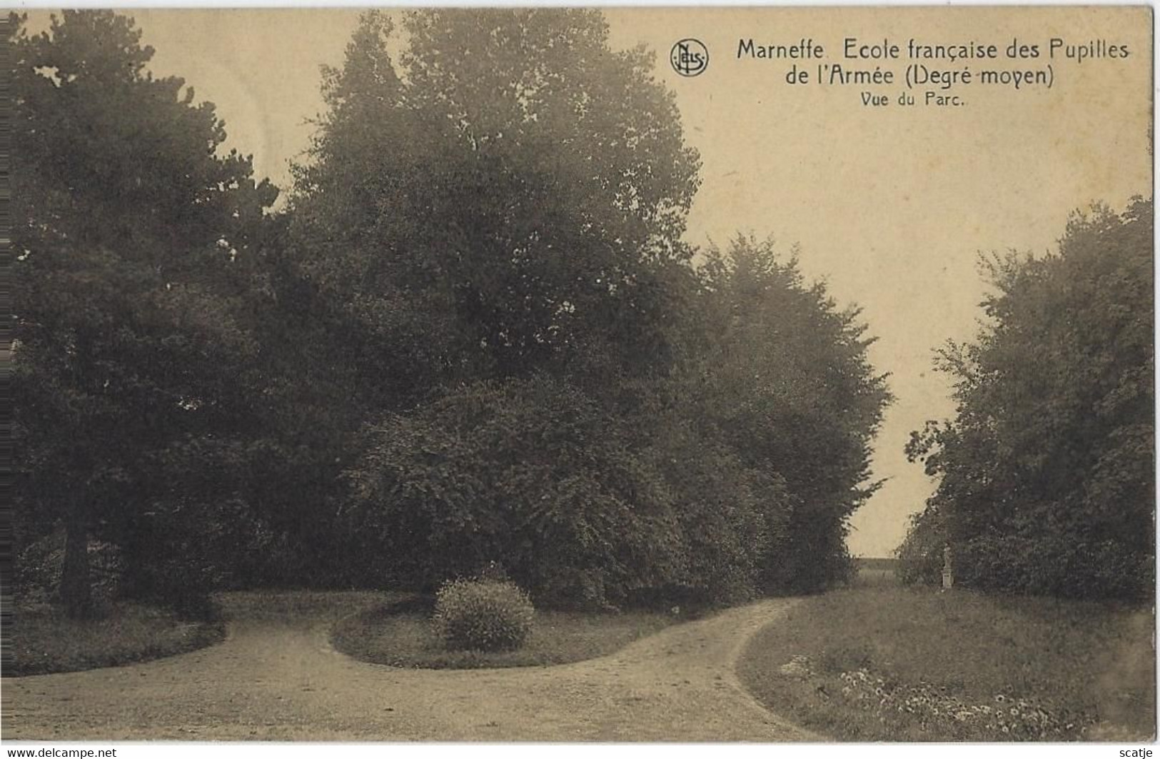 Marneffe   -   Vilvoorde   -    Ecole Française Des Pupilles De L'Armée,  -   Vue Du Parc   -   1934   Naar   Louvain - Burdinne