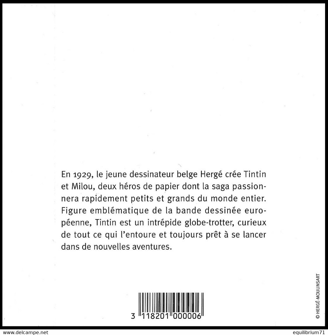 Double Carte Pliante / Dubbele Vouwkaart / Doppelte Faltkarte** - Tintin Au / Kuifje In - Congo - Philabédés (comics)