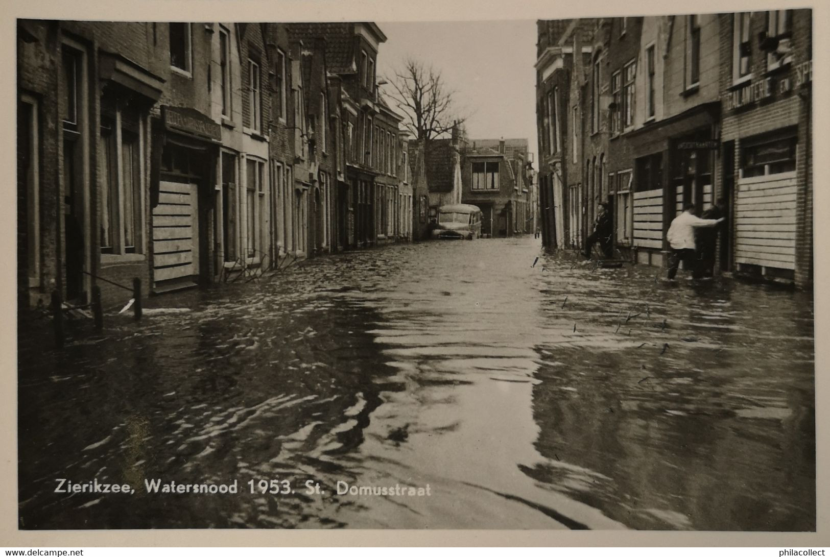 Zierikzee // St. Domusstraat  - Watersnood 1953 - Zierikzee