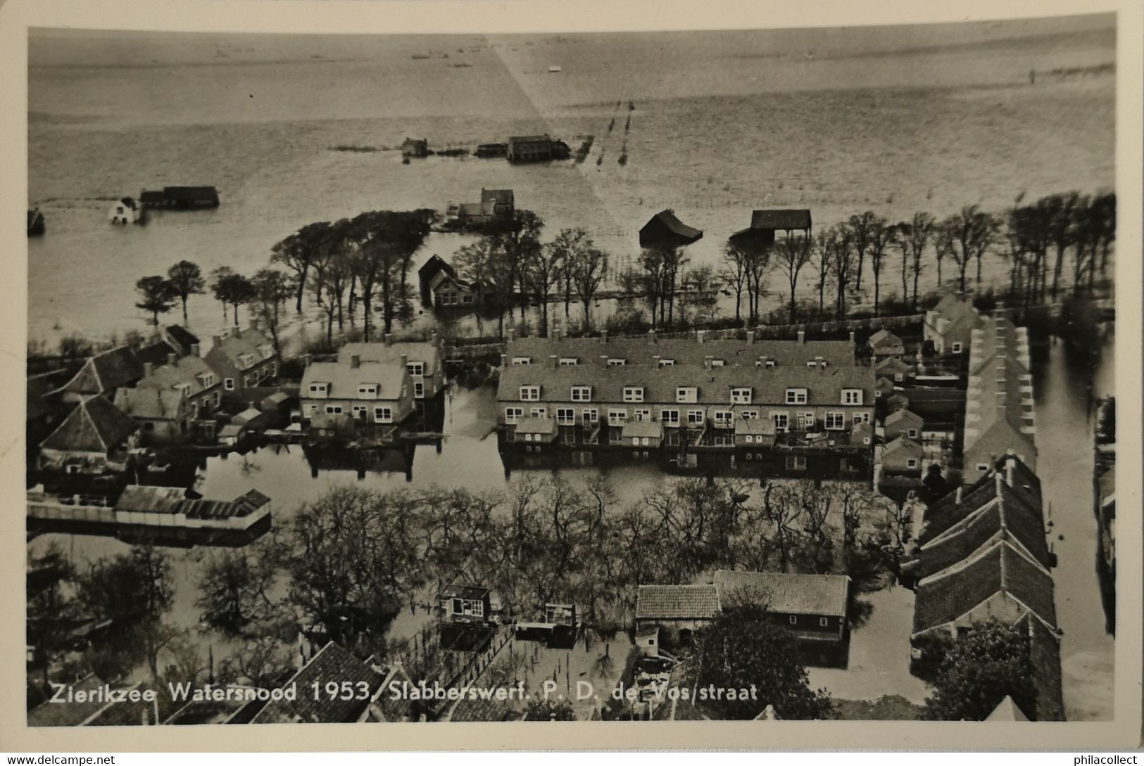 Zierikzee // Slabberswerf - P. D. De Vosstraat - Watersnood 1953 - Zierikzee