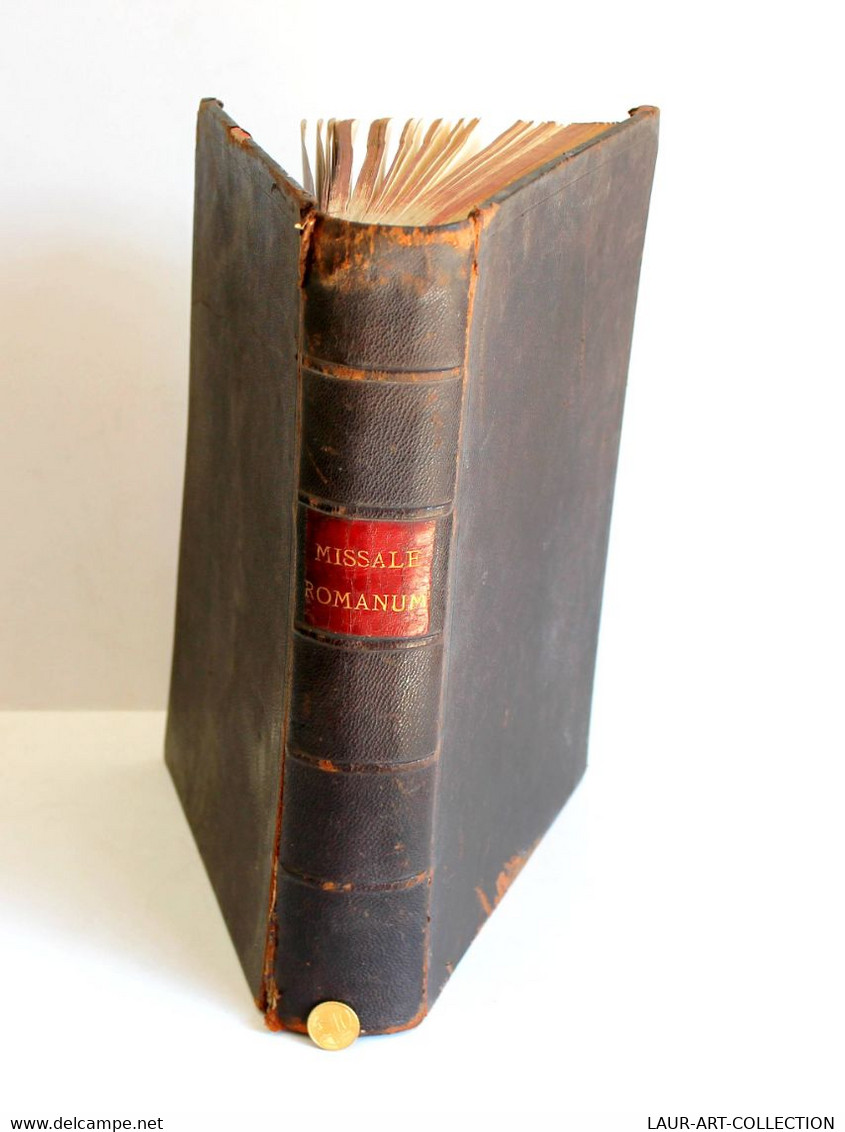 MISSALE ROMANUM 1858 EBROICIS, Ex Decreto Sacrosancti Concilii Tridentini MISSEL / ANCIEN LIVRE DE COLLECTION  (3006.41) - Old Books