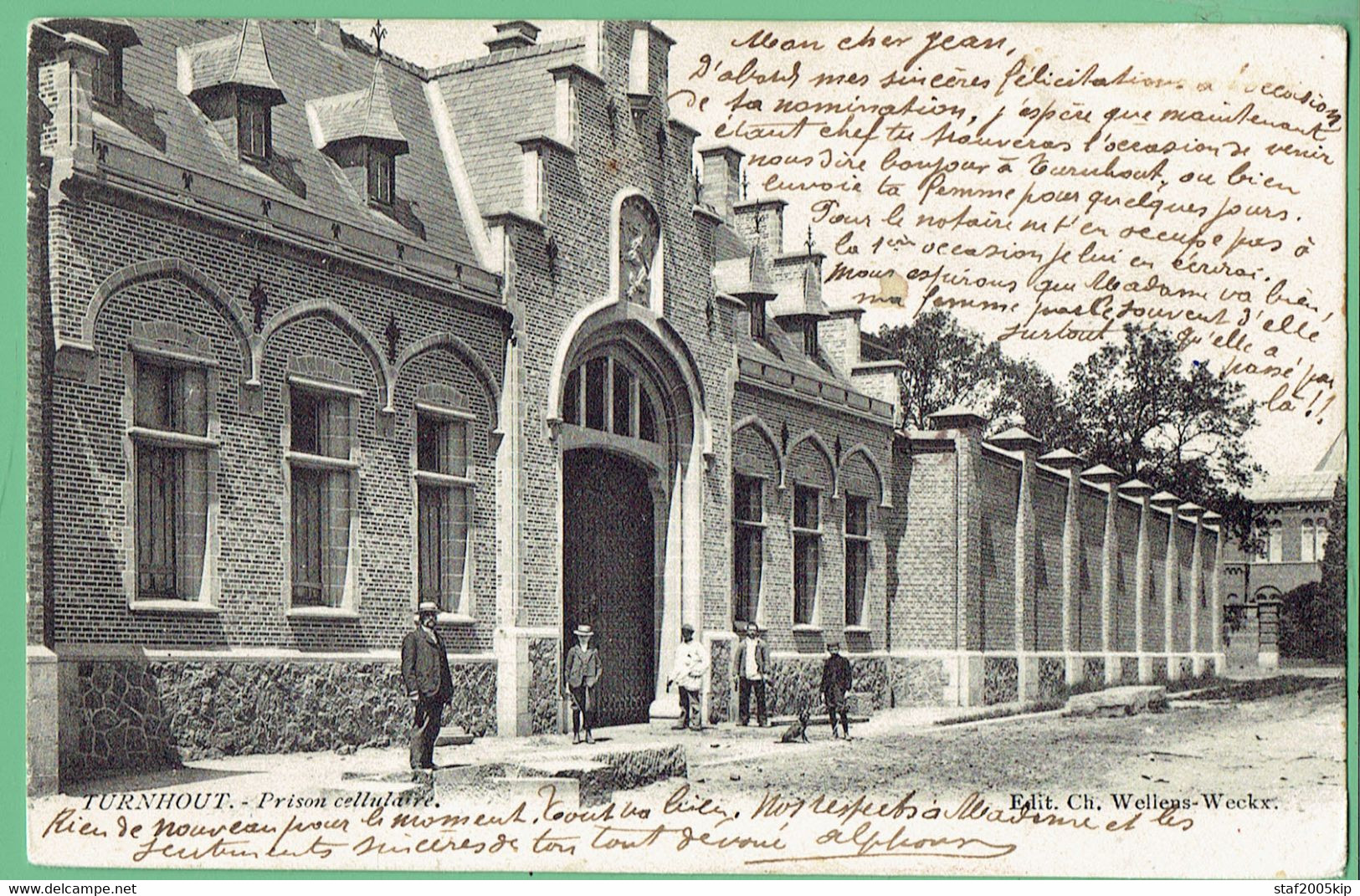 Turnhout - Prison Cellulaire - In 1904 Naar Gand Verstuurd - Turnhout