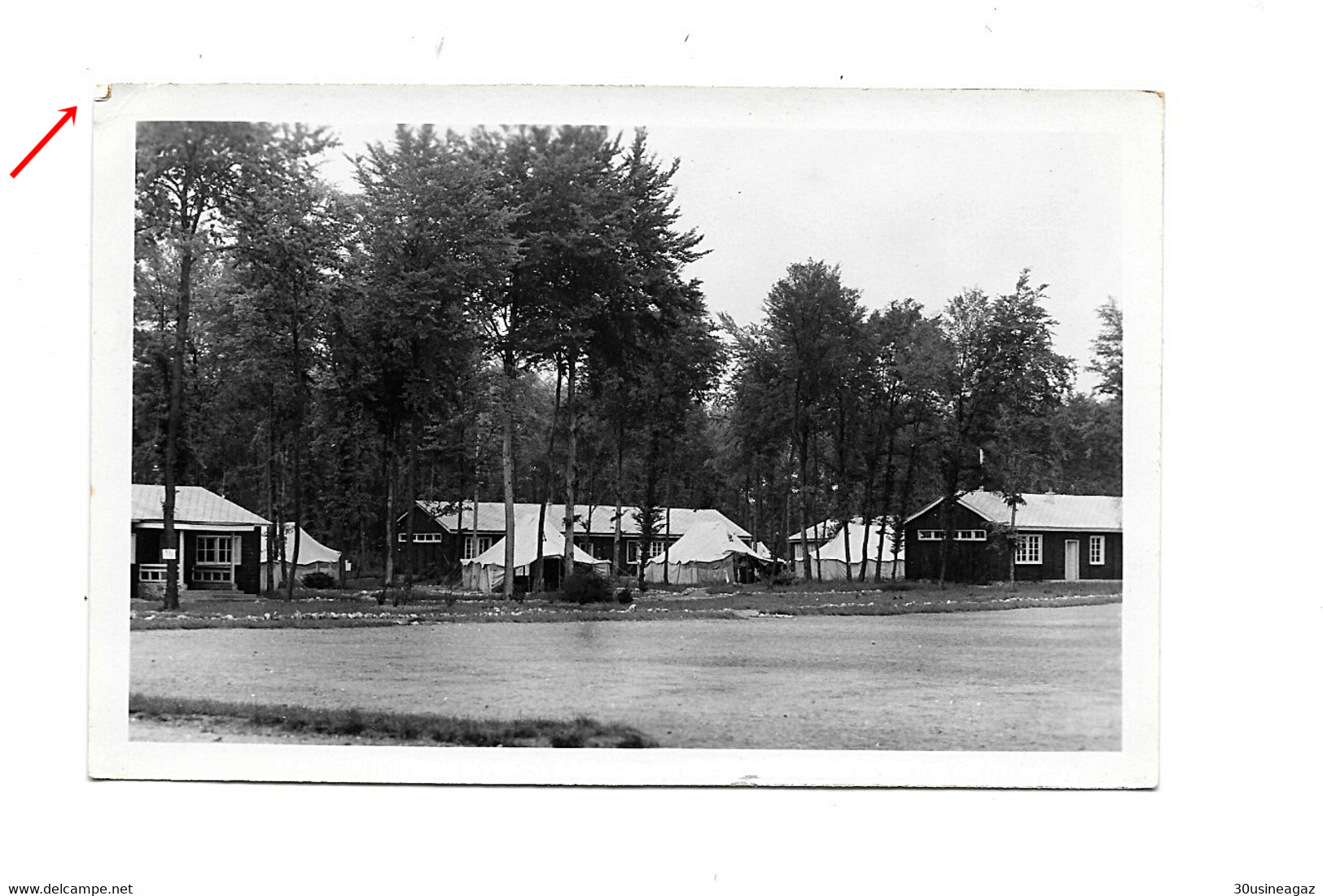 CPA CPSM  78 Maison Laffitte  Chalets Et Tentes  Camp Militaire Non écrite - Maisons-Laffitte