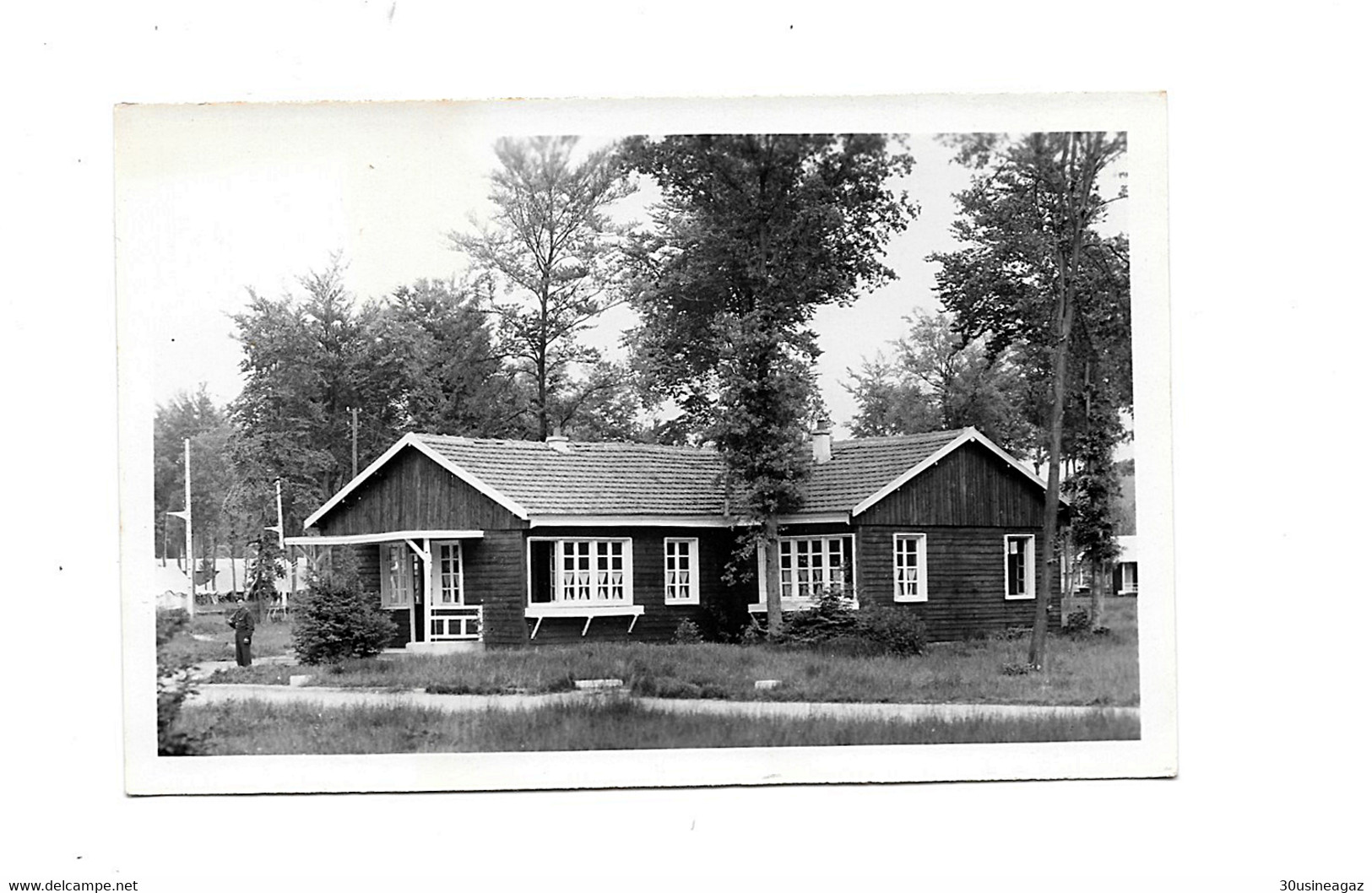 CPA CPSM  78 Maison Laffitte Chalet Du Poste De Police Camp Militaire Non écrite - Maisons-Laffitte